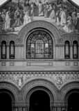 Vertical Stanford Memorial Church black and white Photos