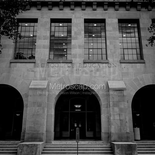 The Stanford University School of Education -- San Francisco Black and White Photos