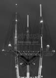 Vertical The Top of Sutro Tower landscape black and white Photography
