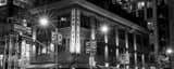 Panoramic The Town Hall Restaurant at Howard and Beale black and white Photos