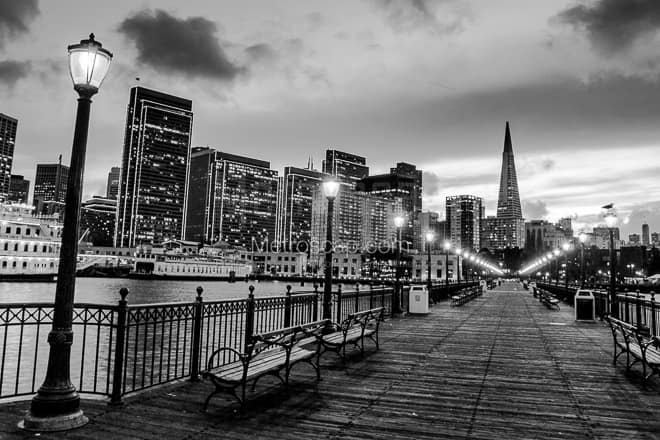 The Transamerica Pyramid -- San Francisco Black and White Photos