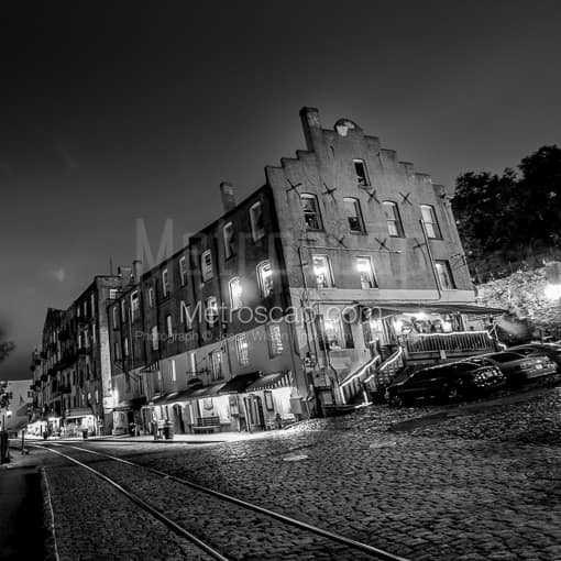 The Old Savannah Cotton Exchange -- Savannah Black and White Photography