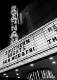 Vertical The Savannah Theater black and white Photography