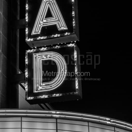 The SCAD Theater -- Savannah Black and White Photography