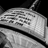 Square The SCAD Theater Marquee black and white Photography