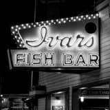 Square Ivars Fish Bar landscape black and white Photography