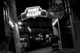Horizontal Post Alley at the Seattle Public Market landscape black and white Photography
