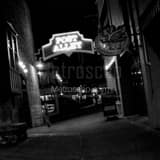 Square Post Alley at the Seattle Public Market landscape black and white Photography