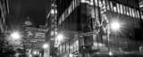 Panoramic The Seattle Art Museum landscape black and white Photography