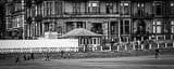 Panoramic The 18th Green at the Home of Golf black and white Photography