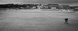 Panoramic 1st Tee of the Old Course St Andrews Scotland black and white Photography