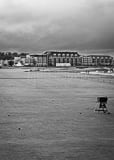 Vertical 1st Tee of the Old Course St Andrews Scotland black and white Photography