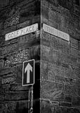 Vertical Golf Place at The Links behind 18 on the Old Course black and white Photography