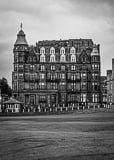 Vertical The Hamilton Grand Hotel St Andrews Scotland black and white Photography