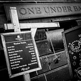 Square The One Under Bar black and white Photos