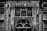 Horizontal The Rusacks Hotel in St Andrews Scotland black and white Photography
