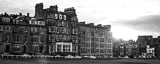 Panoramic The Valley of Sin 18th Hole Old Course St Andrews black and white Photography