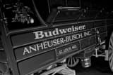 Horizontal An Anheuser Busch Budweiser Wagon black and white Photos