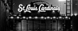 Panoramic Busch Stadium at Night at Clark and Spruce black and white Photos