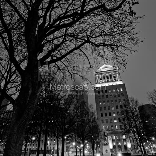 The Civil Courts Building -- St Louis Black and White Photos