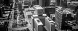 Panoramic Saint Louis from the Gateway Arch Observatory black and white Photos