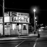 Square The Historic Eat-Rite Diner at Chouteau and 7th black and white Photos