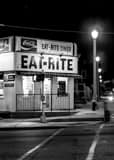 Vertical The Historic Eat-Rite Diner at Chouteau and 7th black and white Photos