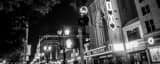 Panoramic The Fox Theatre on Grand Ave at Night Framed Photos