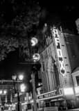 Vertical The Fox Theatre on Grand Ave at Night Framed Photos