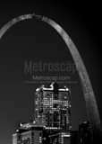 Vertical The Gateway Arch Over Saint Louis black and white Photos