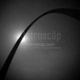 Square The Gateway Arch Silhouetted by the Sun black and white Photos