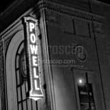 Square The Powell Theater Sign Framed Photos