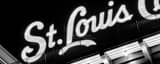 Panoramic St Louis in Neon Framed Photos
