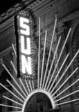 Vertical The Sun Theater Sign Framed Photos