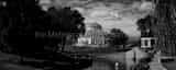 Panoramic The Como Park Conservatory black and white Photography