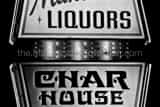 Horizontal Mancinis Char House black and white Photography