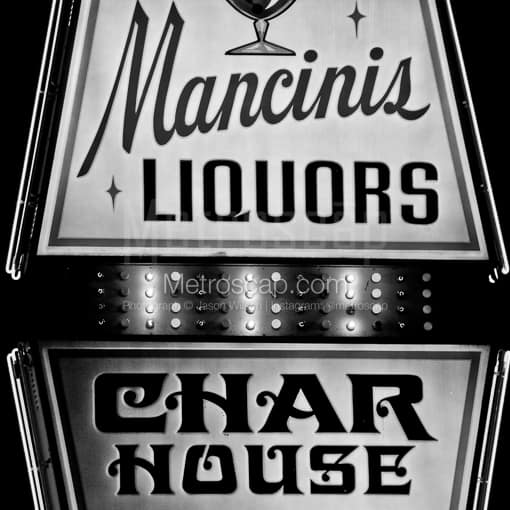 Mancinis Char House -- St Paul Black and White Photography