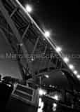 Vertical The Smith High Bridge at Night black and white Photography