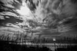 Horizontal St Pete Beach at Night black and white Photos