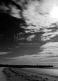 Vertical St Pete Beach Overnight black and white Photos