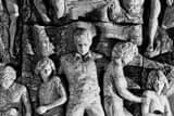Horizontal The Relief Sculpture on the Municipal Building landscape black and white Photography