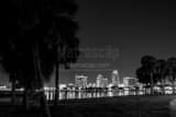 Horizontal The St Petersburg Skyline from Vinoy Park black and white Photos