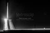 Horizontal A Down-the-Line view of the Sunshine Skyway Bridge black and white Photos