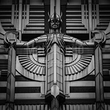 Square Niagara Mohawk Art Deco black and white