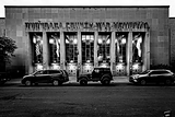 Horizontal Onondaga County War Memorial black and white