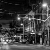 Square Seventh Avenue in Ybor City black and white Photos
