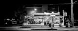 Panoramic The Alaskan Tacos Building in Ybor City black and white Photos