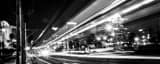 Panoramic Chanelside Drive near the Tampa Riverwalk landscape black and white Photography