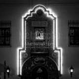 Square The Columbia Restaurant in Ybor City black and white Photos