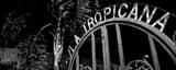 Panoramic La Tropicana Gate in Ybor City black and white Photos